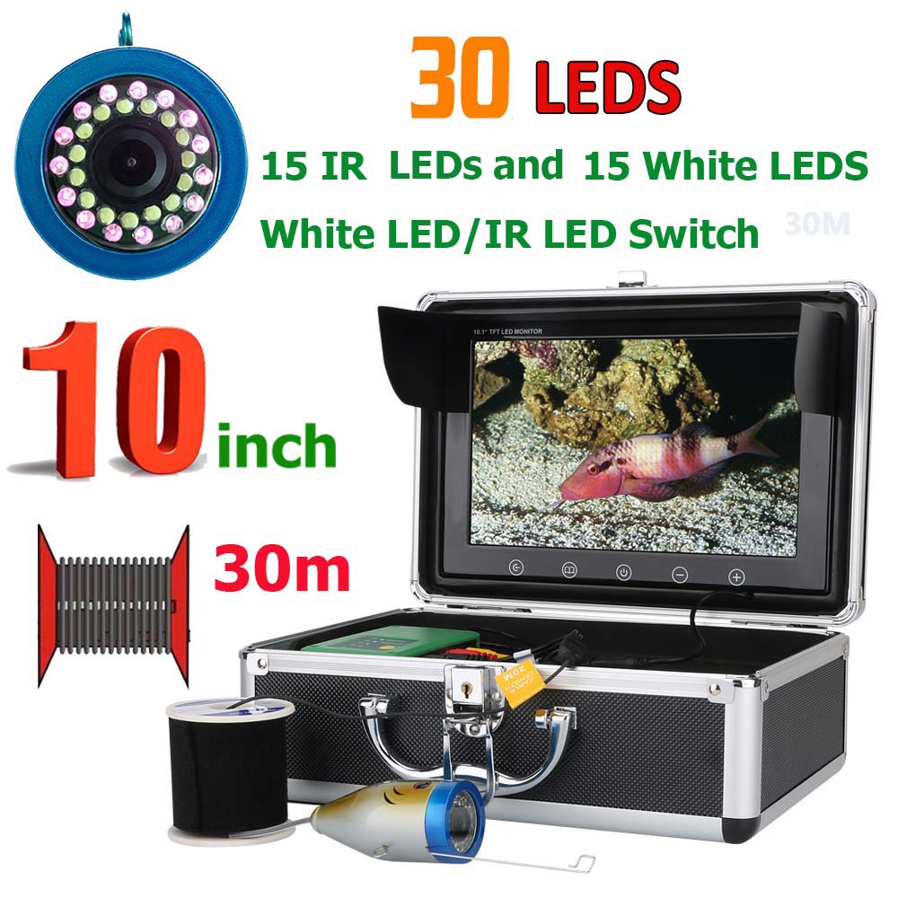 Fish Finder Cable - Maotewang-水中釣りカメラ、魚群探知機、ドブルランプ、氷、海、川釣り、10 ''、15m、30m、50m、1000tvl