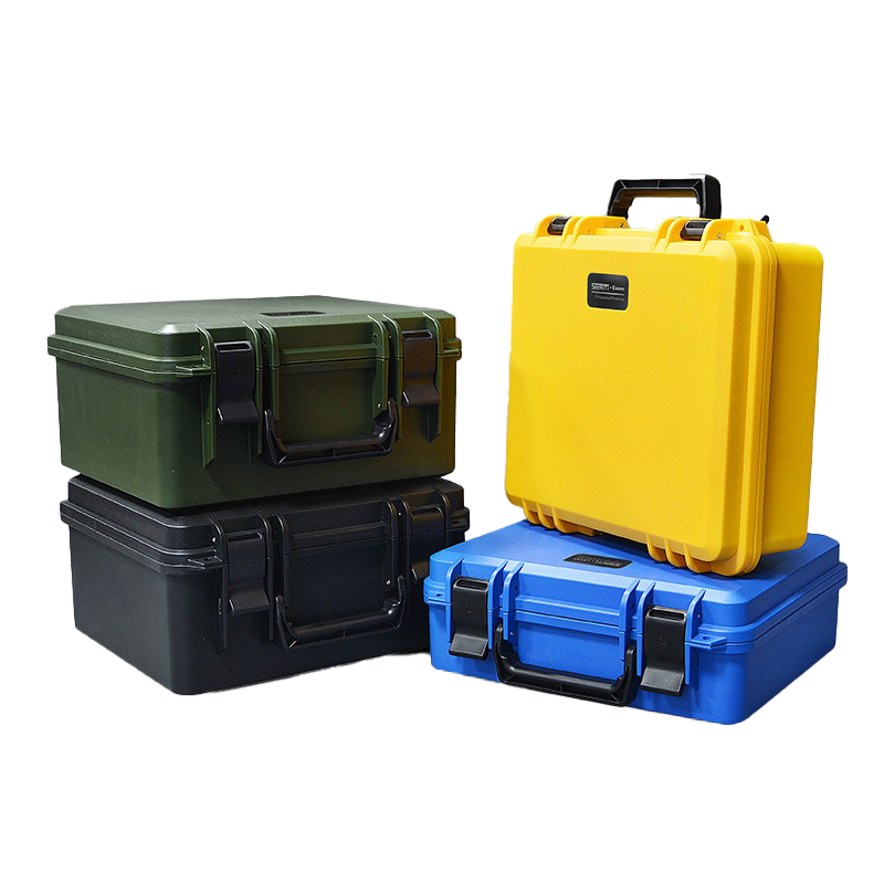 Fish Finder Case - 頑丈な携帯用ツールケース、強化保護フォーム入り、衝撃吸収フォームライニング付き工業用プラスチックツールボックス