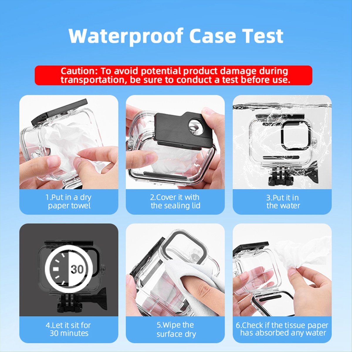 Underwater Camera - M05K 60M 防水ケース GoPro Hero 12