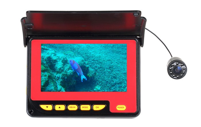 Fishing Camera - 5インチ130度広角水中カメラ15/30M釣り用カメラDVR写真撮影・動画撮影魚群探知機