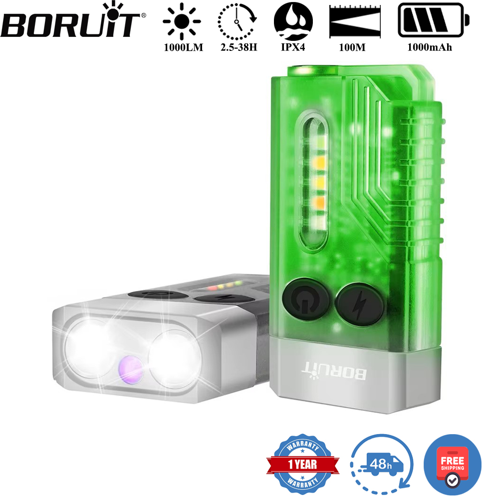 Fishing Light - BORUiT V10 キーホルダー UV LED EDC