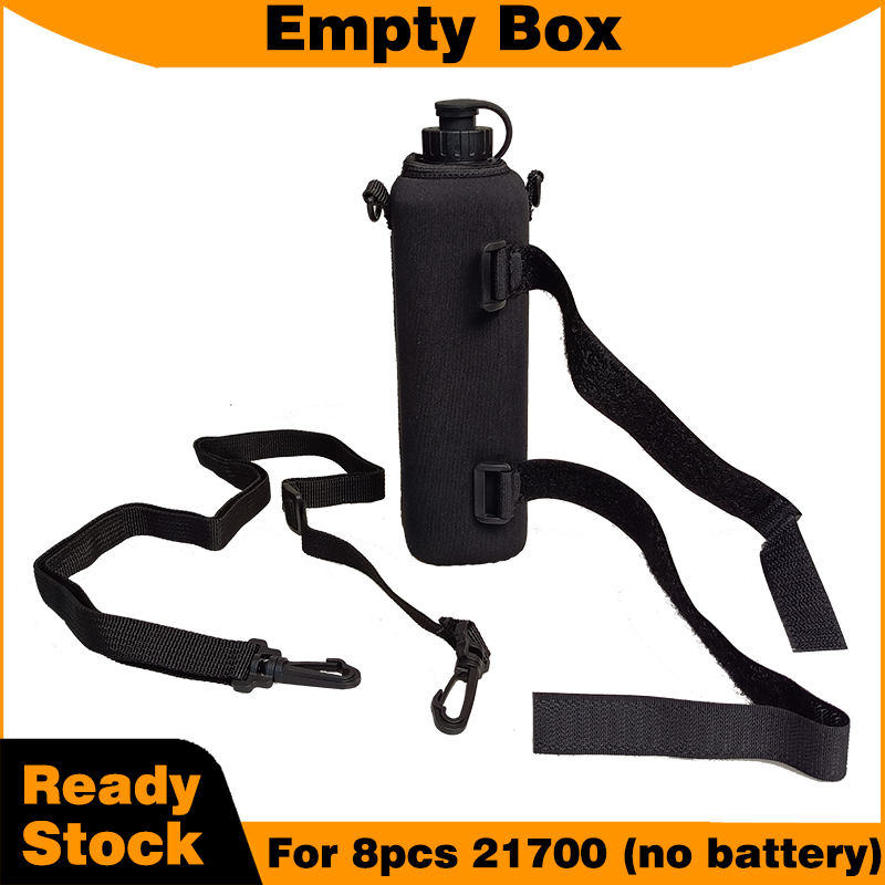 Fish Finder Battery - ダイワ釣りリール用充電式バッテリーパック、空のバッテリーボックス＆BMS＆ポータブルバッグ、DIY対応、8個の21700 4Sパック
