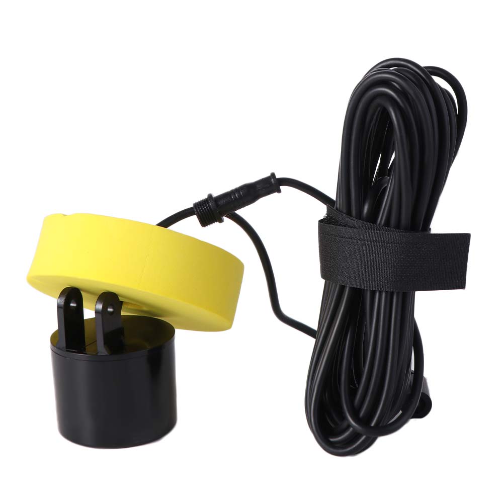 Fish Finder Portable - 45度XF03魚群探知機 100M深度LCDディスプレイ ポータブルソナー探知機 ワイヤーデザイン深度検知ソナー魚群探知機