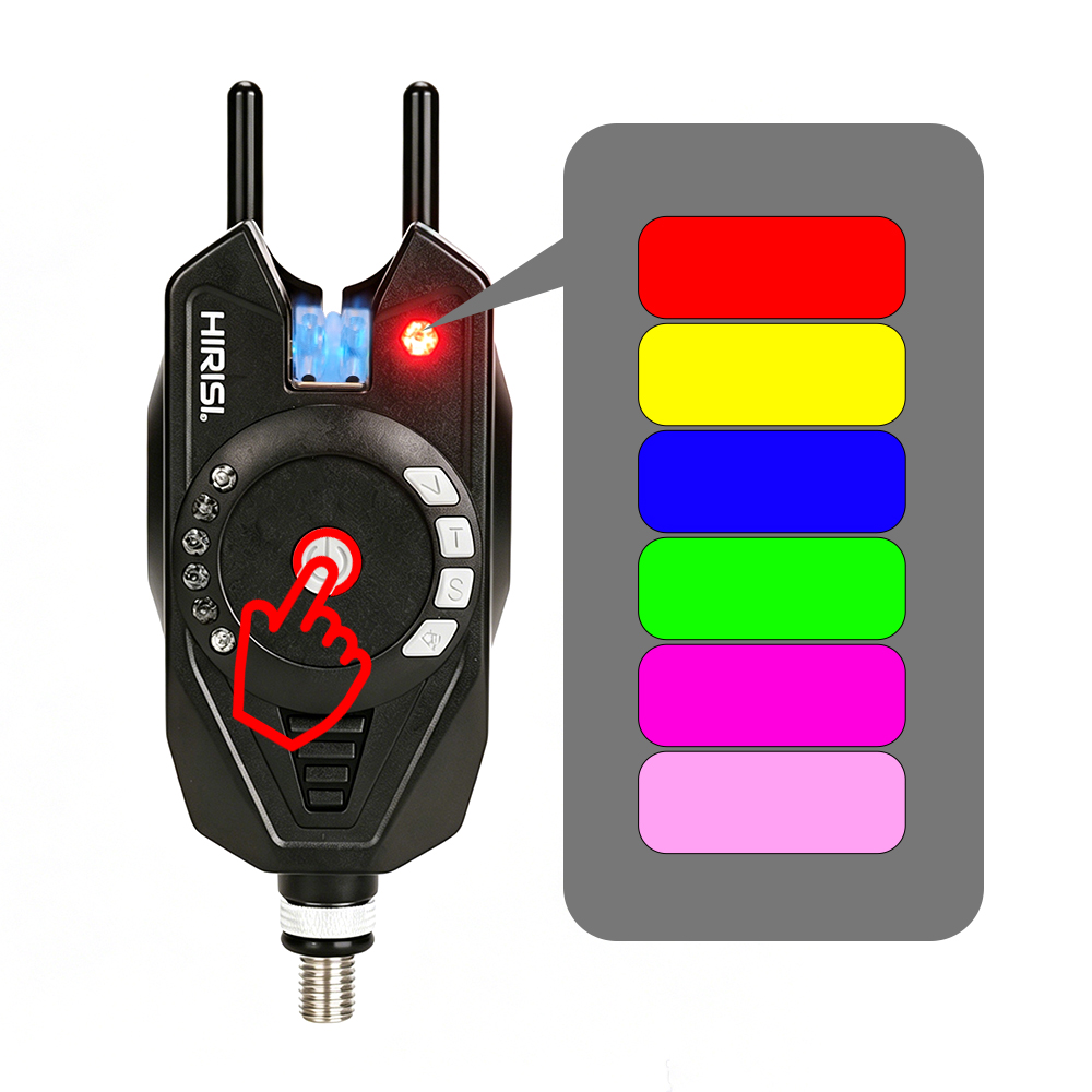 HIRISI SD11 3+1 ワイヤレス釣り用バイトアラー - Bite Indicator のレビューと価格