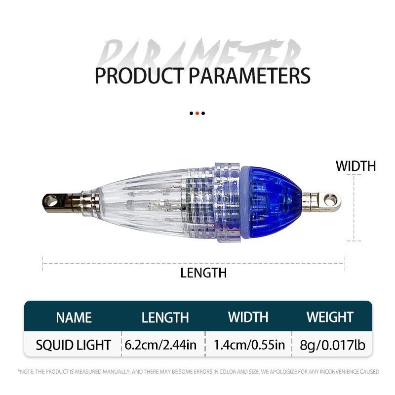 ShareShark 5個入り/袋 6cm LED点滅魚誘引 - Fish Alarm のレビューと価格