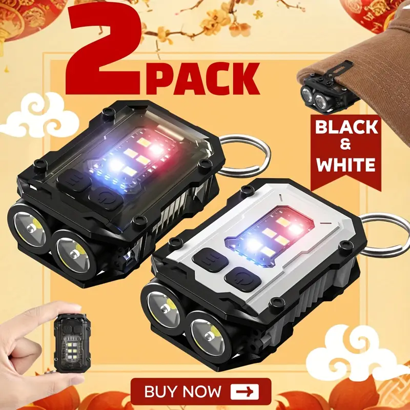 クリップオン懐中電灯 充電式ミニ EDC キーチェーントーチ - Fishing Light のレビューと価格