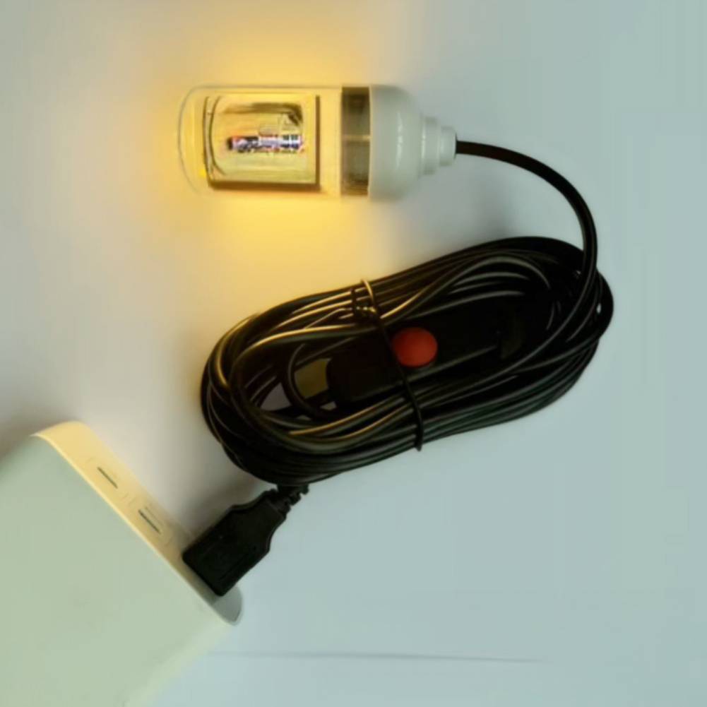 5V水中魚誘引ランプ 緑/白/青/暖色ライト USB LED - Fish Finder Charger のレビューと価格