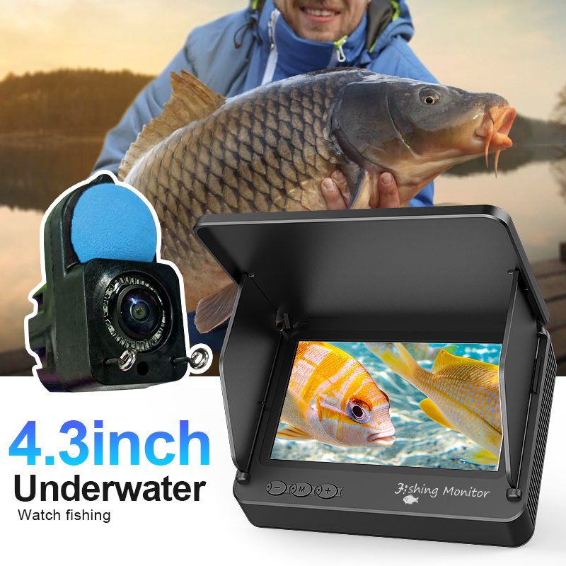 水中釣りカメラ 1080P HD 魚群探知機 赤外線ライト付 - Fish Finder Portable のレビューと価格