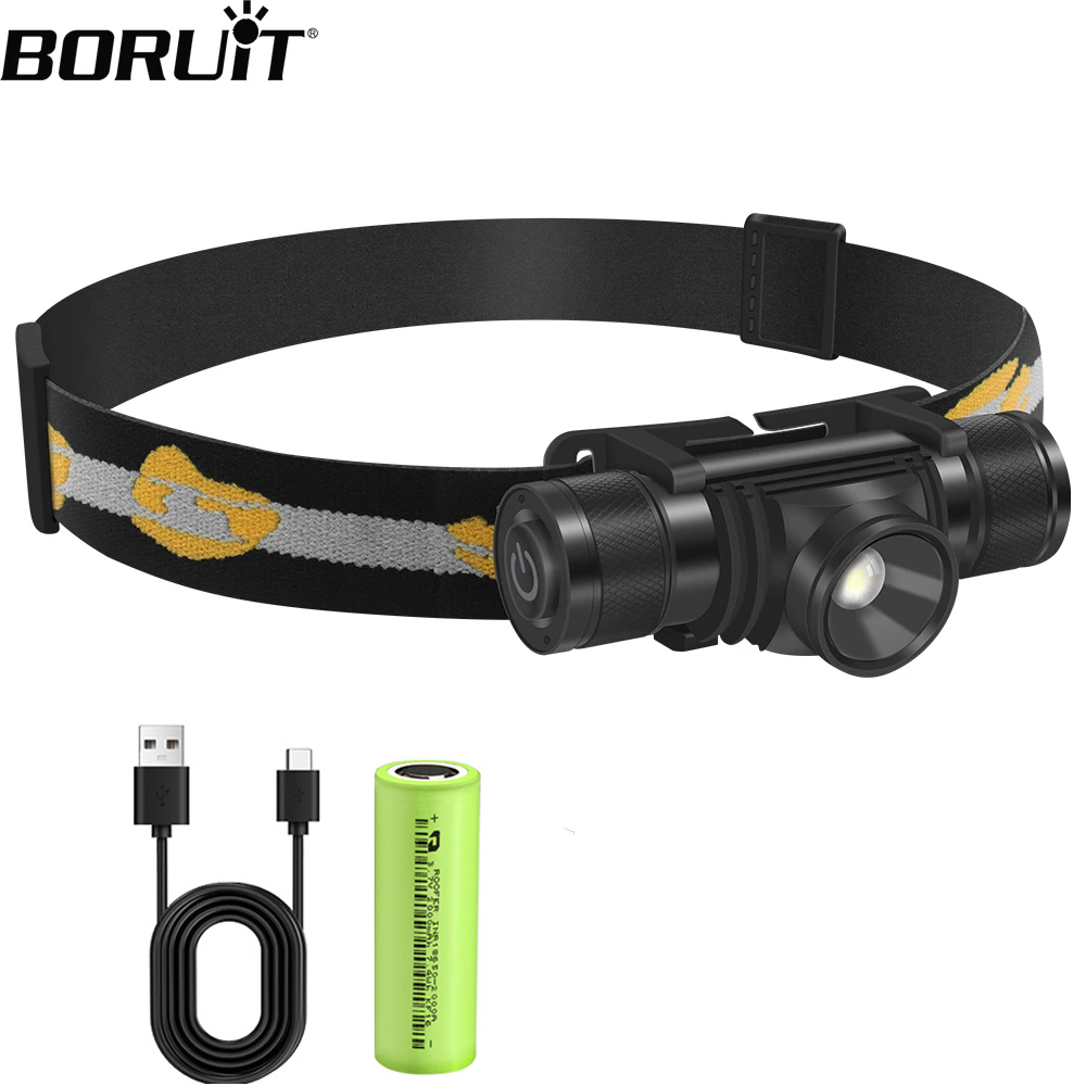BORUIT D20 ズーム可能なミニヘッドランプ 1000 - Fish Finder Charger のレビューと価格