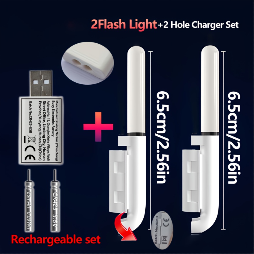 釣り用5点セット（2つのロッドティップライト+2つの充電式C - Fish Finder Charger のレビューと価格