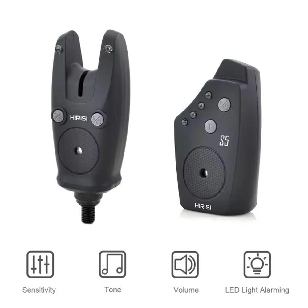 Hirisi S5 鯉釣り用バイトアラーム 釣り用バイトイン - Bite Indicator のレビューと価格