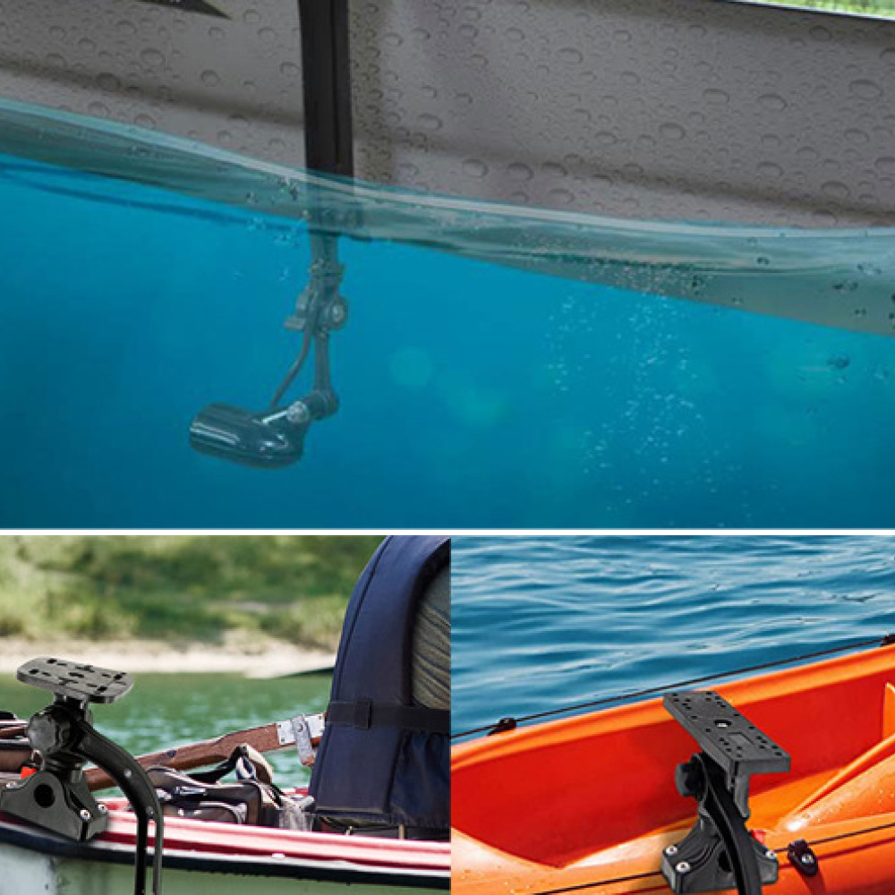 漁船用魚群探知機サポートブラケット 回転式ソナーマウント 調 - Fish Finder Portable のレビューと価格