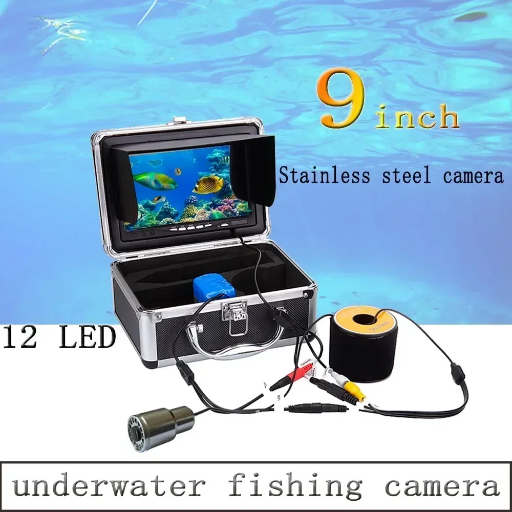 WF39 12 ハイライトホワイトライト深く防水 9 インチ - Fishing Camera のレビューと価格