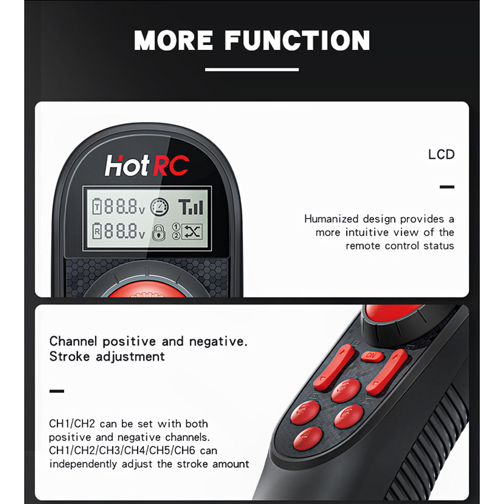 HOTRC DS600 ワイヤレスリモコンアップグレードシス - Fish Finder Battery のレビューと価格