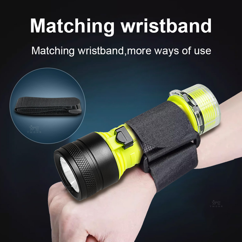 新しいポータブルプロフェッショナル LED ダイビング懐中電 - Fishing Light のレビューと価格