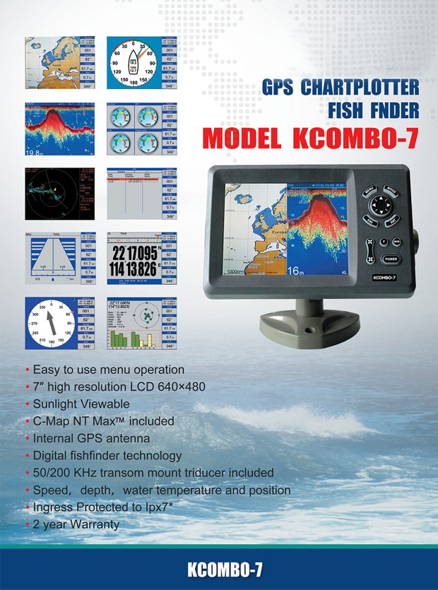 Kcombo-7 7インチ ONWA GPSプロッター/魚群 - Fishing Gps のレビューと価格
