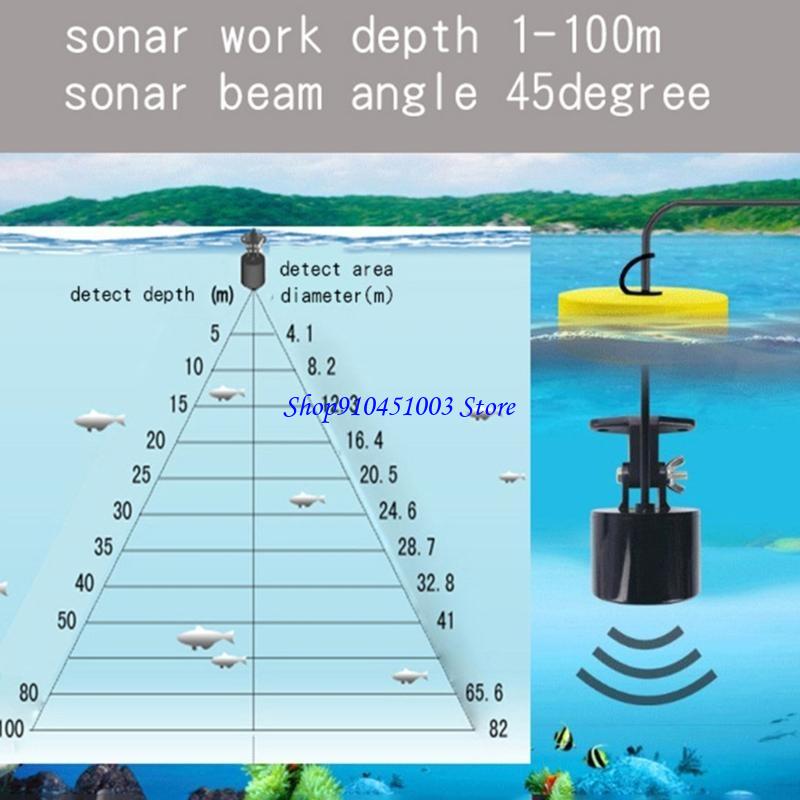 77hcポータブルソナーフィッシュファインダーハンドヘルドフ - Fish Finder Portable のレビューと価格