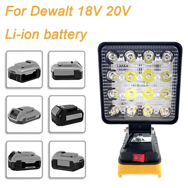 デウォルト用ハンドヘルドLEDスポットライト、4インチ、コー - Fish Finder Battery のレビューと価格