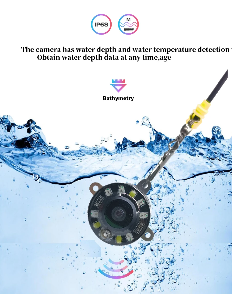 5インチ水中釣りカメラ、1080PフルHDビデオ録画、リアル - Fishing Camera のレビューと価格