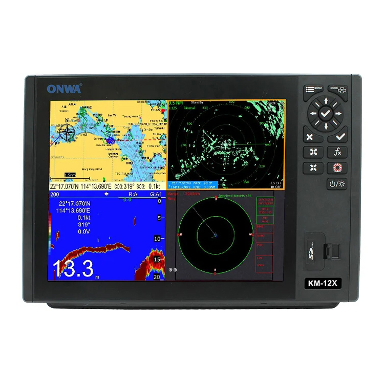 ONWA 12インチ KM-12X 多機能チャートプロッター - Fish Finder のレビューと価格