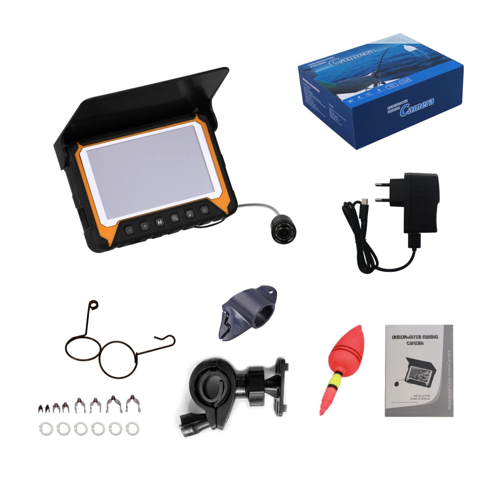 5 インチ IPS スクリーン水中 15/20/30 メート - Fishing Camera のレビューと価格