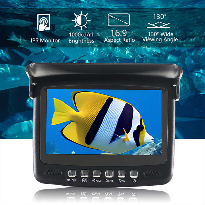 4.3 インチ画面水中 15/30 メートル氷釣りカメラ D - Fishing Camera のレビューと価格