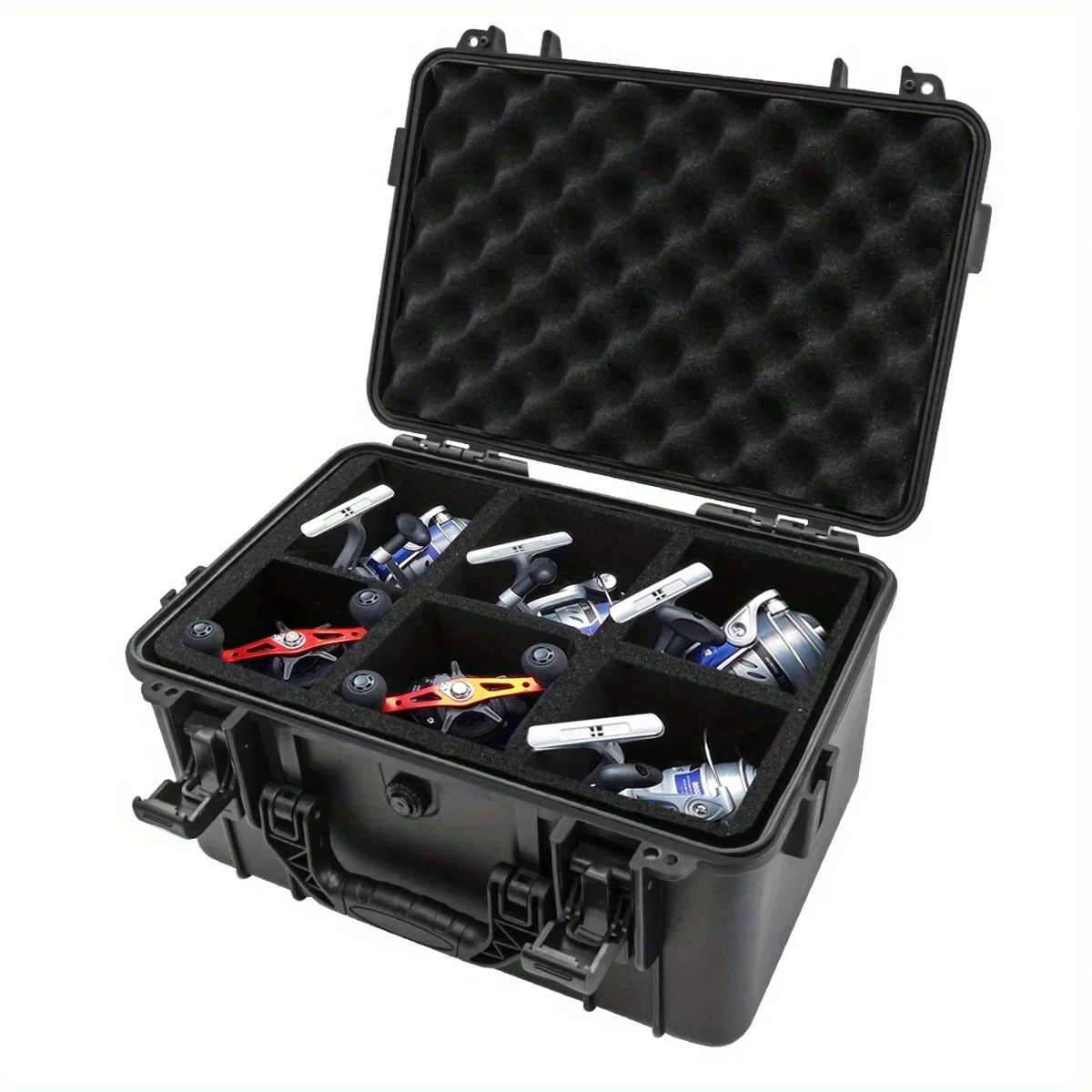 プレカットスポンジインサート付きポータブルツールボックス 1 - Fish Finder Case のレビューと価格